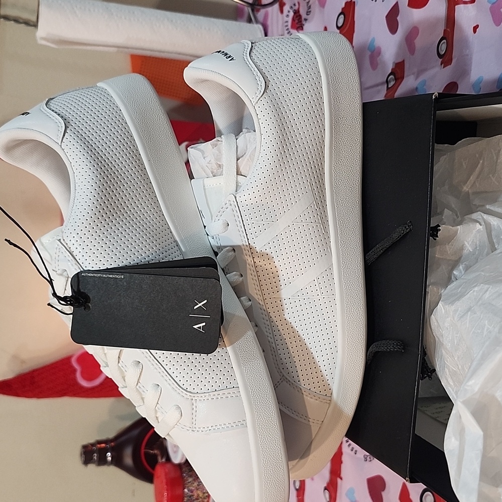 Armani OPT WHITE+OPT WHITE Men's Shoes - Picture 8 of 16